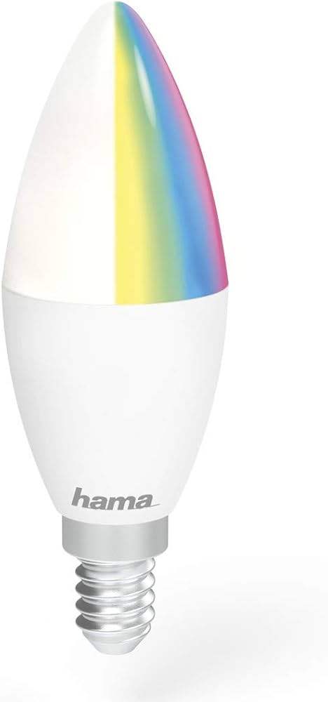 Hama WLAN LED Lamp E14 5.5W RGBW Dimmable