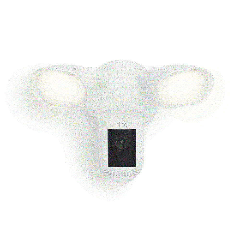 Ring - Floodlight Cam Wired Pro - White - MEA