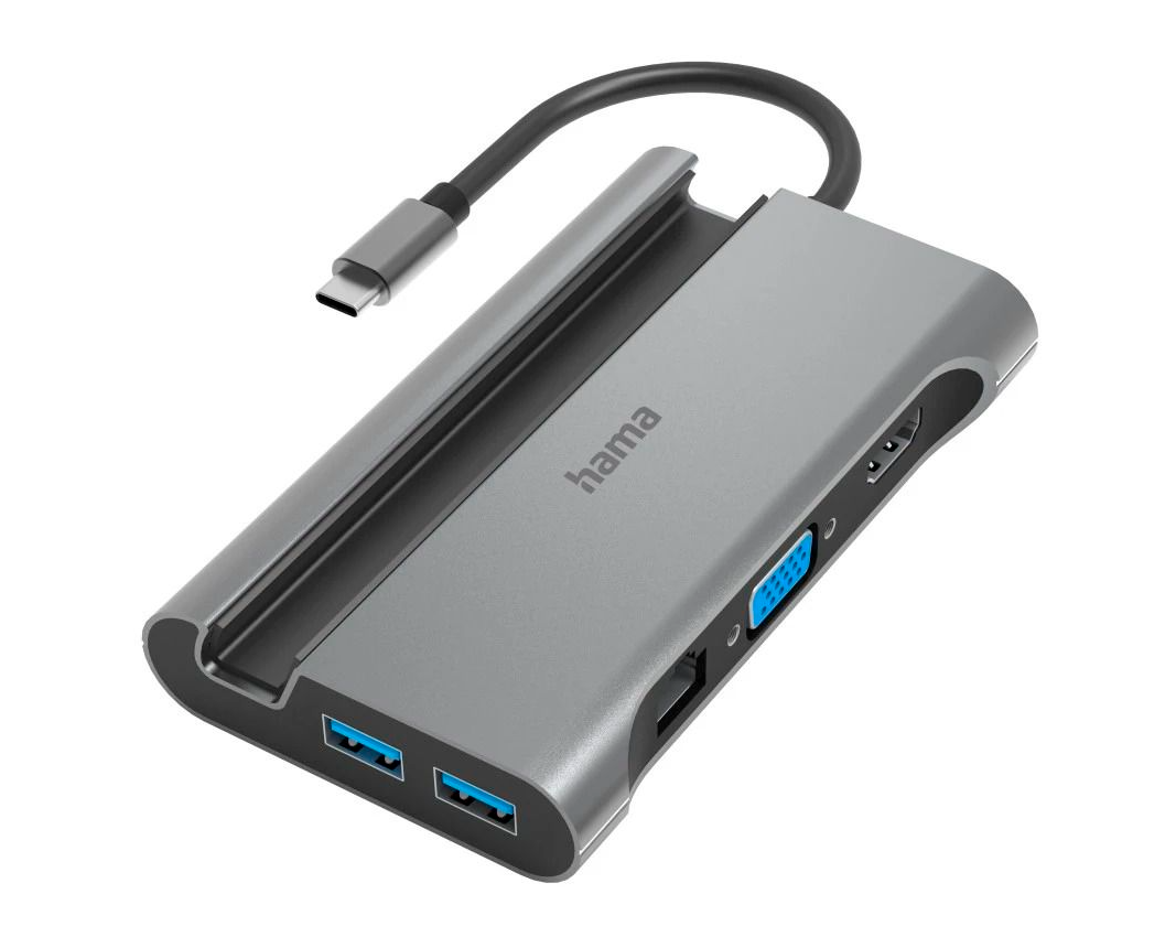 Hama USB-C Hub PD Multiport 7 Port
