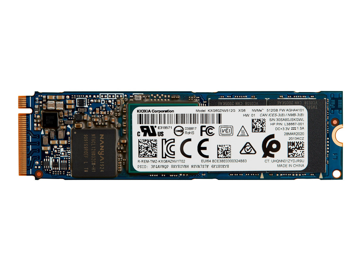 HP Accessories - 512GB PCI-e 3x4 NVMe M2 SSD