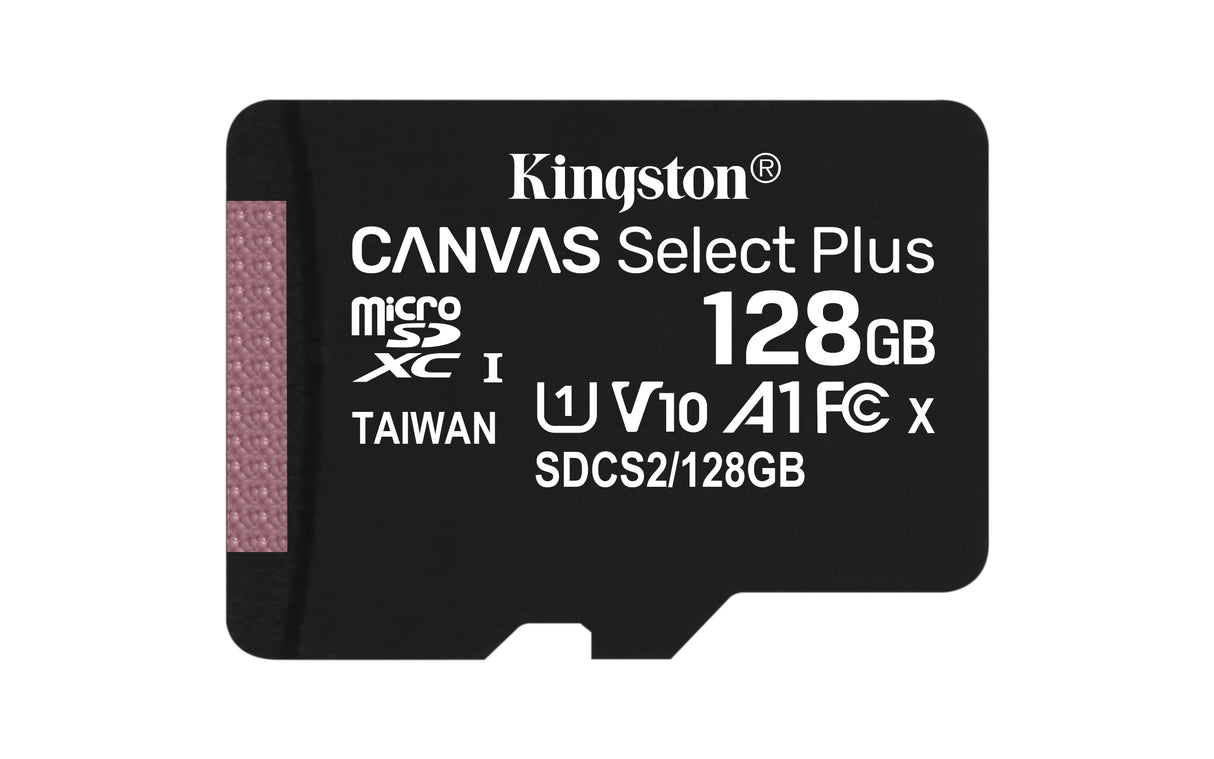 Kingston 128GB Canvas Select Plus 100R A1 C10 MicoSD Card
