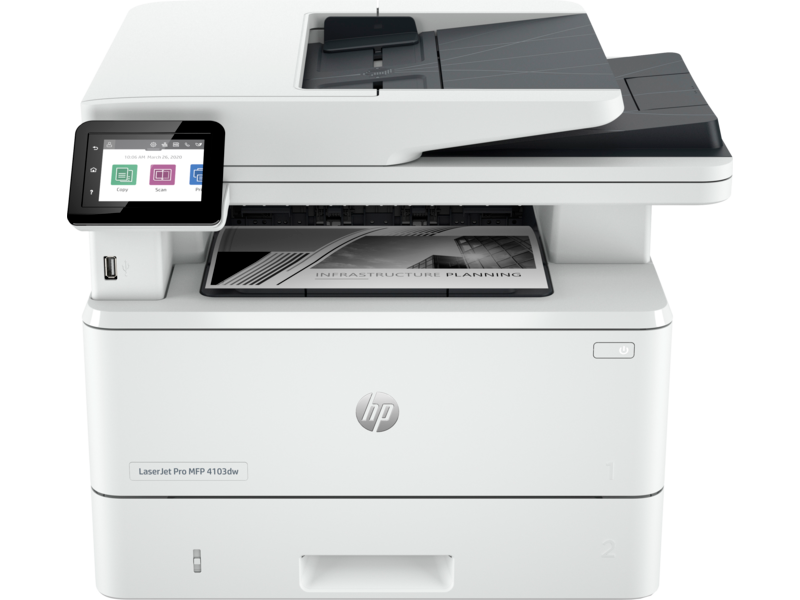 HP LaserJet Pro 4103dw MFP Mono Printer