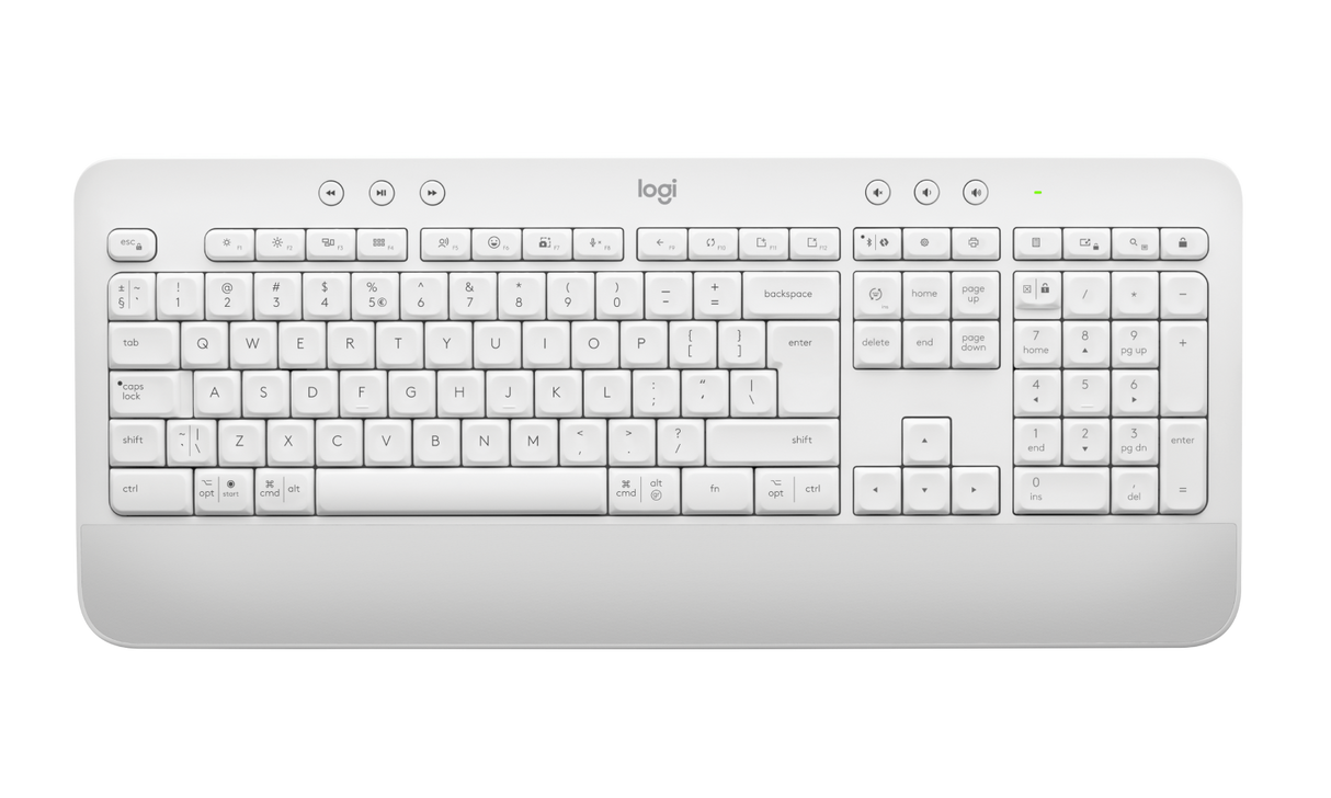 Logitech K650 Signature Wireless Keyboard - Off White