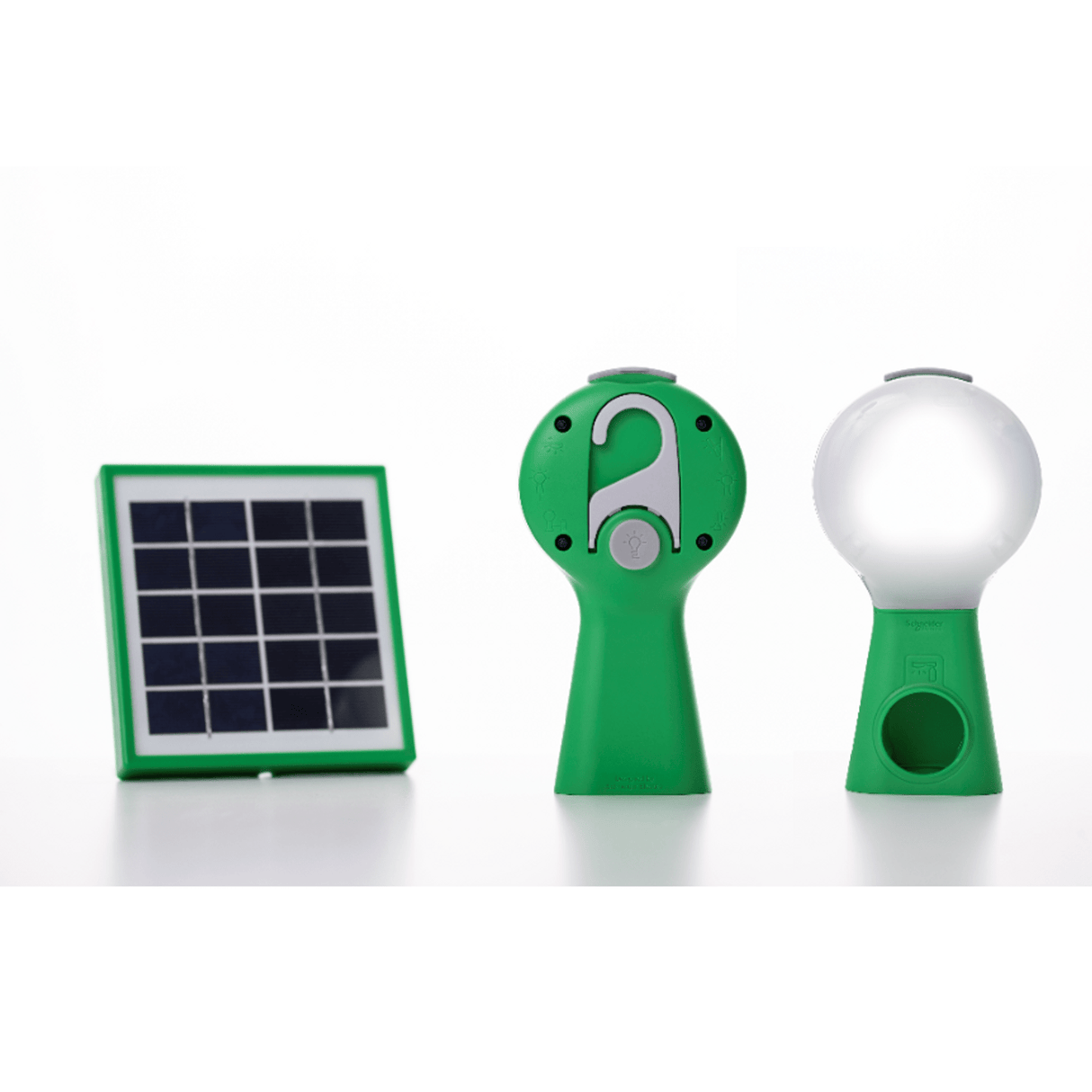 Schneider Electric Solar Powered Portable LED Lamp with Mobile Charger