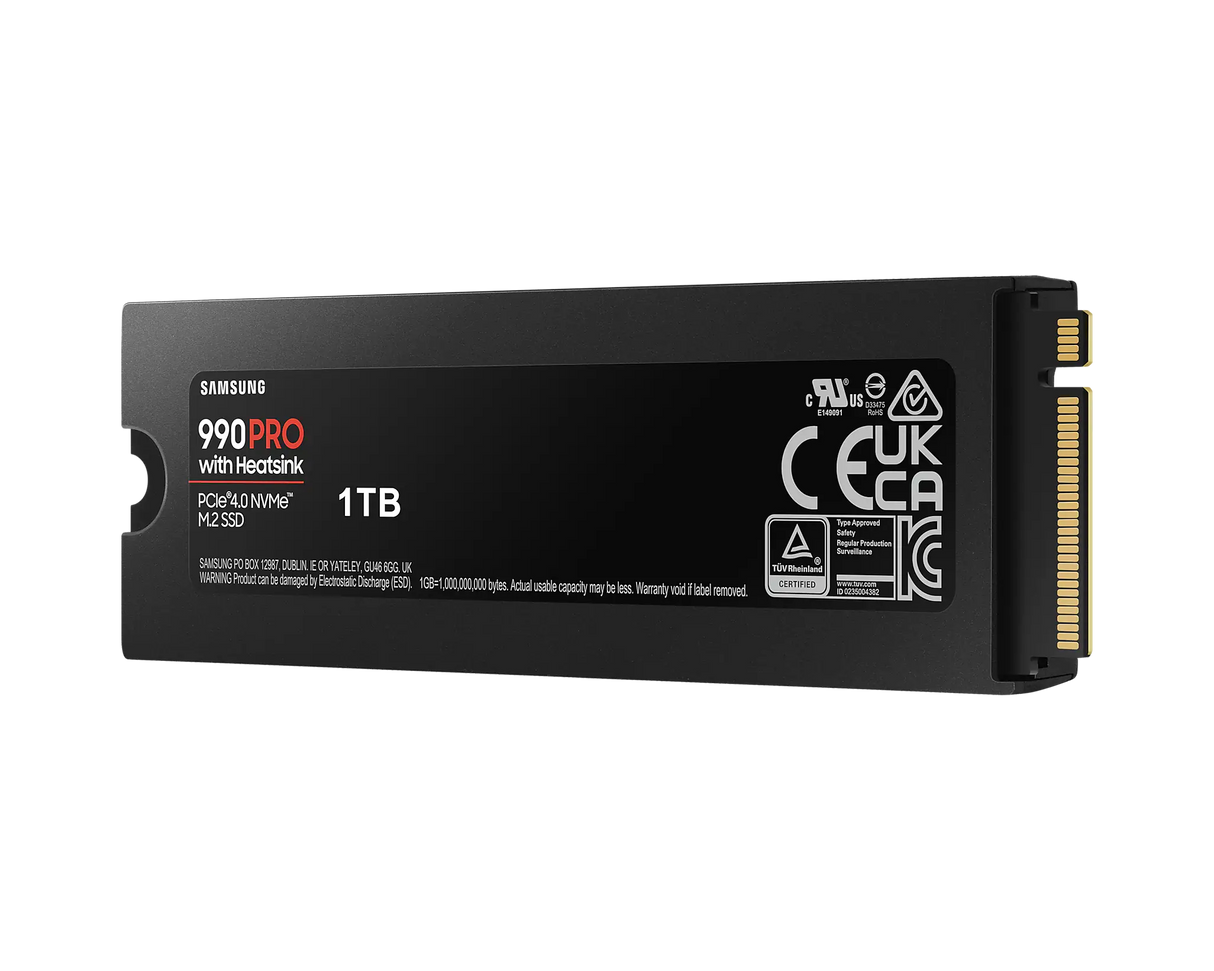 Samsung 990 PRO 1 TB NVMe SSD W/Heatsink