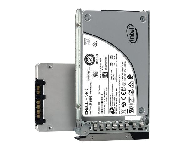 Dell 960GB SSD SATA Read Intensive 6Gbps 512e 2.5in Hot Plug CUS Kit